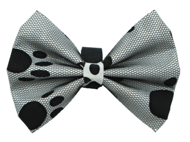 PR5002|Pets Ribbons (Color: Black/White, size: 2")